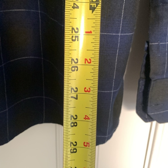 DIXXON Blue and Black Plaid Casual Button Down Shirt - Picture 7 of 10